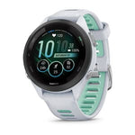 Forerunner 265S  Black Bezel with Whitestone Case and Whitestone Neo Tropic Silicone Band