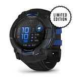 Garmin Instinct 3, 50 mm, AMOLED, Black with Black/Bolt Blue Band