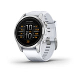 Garmin epix Pro (Gen 2), Standard Edition  42 mm, Silver with Whitestone Band