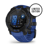 Garmin Instinct 3, 45 mm, AMOLED, Black with Bolt Blue/Black Band