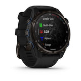 Garmin Descent Mk3i, 43 mm, Carbon Gray DLC Titanium with Black Silicone Band