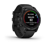 Garmin fenix 7 Pro, Solar Edition (No Wi, Fi), Slate Gray with Black Band (No Wi, Fi)