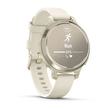 Garmin Lily 2 Active, Lunar Gold with Bone Silicone Band