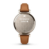Garmin Lily 2 Classic, Cream Gold with Tan Leather Band