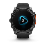 Garmin fenix 8, 51 mm, AMOLED, Slate Gray with Black Silicone Band
