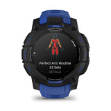 Garmin Instinct 3, 45 mm, AMOLED, Black with Bolt Blue/Black Band