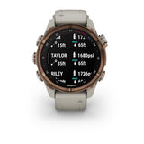 Garmin Descent Mk3i, 43 mm, Bronze PVD Titanium with French Gray Silicone Band