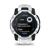 Garmin Instinct 3, 45 mm, Solar, Whitestone with Whitestone/Bolt Blue Band