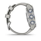 Garmin Descent Mk3, 43 mm, Stainless Steel with Fog Gray Silicone Band