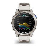 Garmin D2 Mach 1, Aviator Smartwatch with Vented Titanium Bracelet