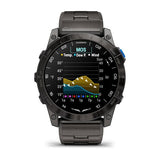 Garmin D2 Mach 1 Pro, Aviator Smartwatch with Vented Titanium Bracelet