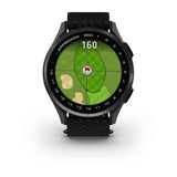 Garmin Approach S50, Slate Aluminum Bezel with Black Nylon Band