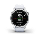 Garmin epix Pro (Gen 2), Standard Edition  42 mm, Silver with Whitestone Band