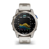 Garmin D2 Mach 1, Aviator Smartwatch with Vented Titanium Bracelet
