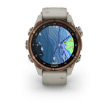 Garmin Descent Mk3i, 43 mm, Bronze PVD Titanium with French Gray Silicone Band