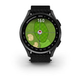 Garmin Approach S50, Slate Aluminum Bezel with Black Nylon Band