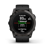 Garmin epix Pro (Gen 2), Sapphire Edition  51 mm, Carbon Gray DLC Titanium with Black Band
