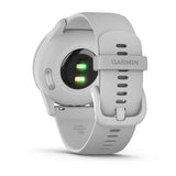 Garmin vívomove Trend, Silver Stainless Steel Bezel with Mist Gray Case and Silicone Band
