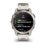 Garmin D2 Mach 1, Aviator Smartwatch with Vented Titanium Bracelet