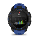 Garmin Instinct 3, 45 mm, AMOLED, Black with Bolt Blue/Black Band