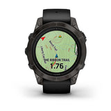 Garmin epix Pro (Gen 2), Sapphire Edition  47 mm, Carbon Gray DLC Titanium with Black Band