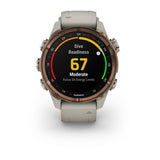 Garmin Descent Mk3i, 43 mm, Bronze PVD Titanium with French Gray Silicone Band