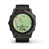 Garmin epix Pro (Gen 2), Sapphire Edition  51 mm, Carbon Gray DLC Titanium with Black Band