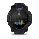 Garmin Instinct 3, 50 mm, AMOLED, Black with Black/Bolt Blue Band
