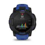 Garmin Instinct 3, 45 mm, AMOLED, Black with Bolt Blue/Black Band