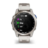 Garmin D2 Mach 1, Aviator Smartwatch with Vented Titanium Bracelet
