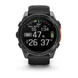 Garmin fenix 8, 51 mm, AMOLED, Slate Gray with Black Silicone Band