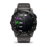 Garmin D2 Mach 1 Pro, Aviator Smartwatch with Vented Titanium Bracelet