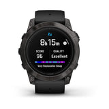 Garmin epix Pro (Gen 2), Sapphire Edition  51 mm, Carbon Gray DLC Titanium with Black Band