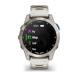 Garmin D2 Mach 1, Aviator Smartwatch with Vented Titanium Bracelet