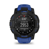 Garmin Instinct 3, 45 mm, AMOLED, Black with Bolt Blue/Black Band