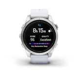 Garmin epix Pro (Gen 2), Standard Edition  42 mm, Silver with Whitestone Band