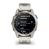 Garmin D2 Mach 1, Aviator Smartwatch with Vented Titanium Bracelet