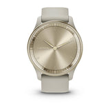 Garmin vívomove Trend, Cream Gold Stainless Steel Bezel with French Gray Case and Silicone Band