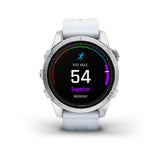 Garmin epix Pro (Gen 2), Standard Edition  42 mm, Silver with Whitestone Band
