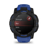 Garmin Instinct 3, 45 mm, AMOLED, Black with Bolt Blue/Black Band