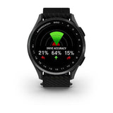 Garmin Approach S50, Slate Aluminum Bezel with Black Nylon Band