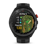 Garmin Approach S70, 47 mm, Black/Red Ceramic Bezel with Black Silicone Band