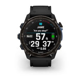 Garmin Descent Mk3i, 51 mm, Carbon Gray DLC Titanium with Black Silicone Band