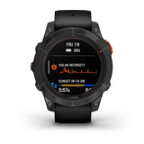 Garmin fenix 7 Pro, Solar Edition (No Wi, Fi), Slate Gray with Black Band (No Wi, Fi)