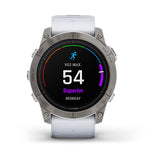 Garmin epix Pro (Gen 2), Sapphire Edition  51 mm, Titanium with Whitestone Band