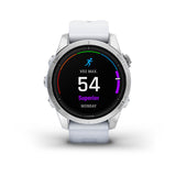 Garmin epix Pro (Gen 2), Standard Edition  42 mm, Silver with Whitestone Band