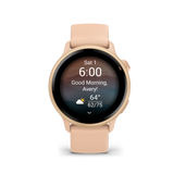 Garmin vívoactive 6 Metallic Pink Dawn with Pink Dawn Band