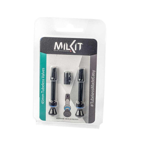 Milkit, Valve Pack, Tubeless Valve, Presta, 45mm