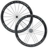 Campagnolo, Bora Ultra 50 Dark Tubular, Wheel, Front and Rear, 700C / 622, Holes: F: 18, R: 21, QR, F: 100, R: 130, Rim, Campagnolo, Set