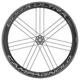 Campagnolo, Bora Ultra 50 Dark Tubular, Wheel, Front and Rear, 700C / 622, Holes: F: 18, R: 21, QR, F: 100, R: 130, Rim, Campagnolo, Set